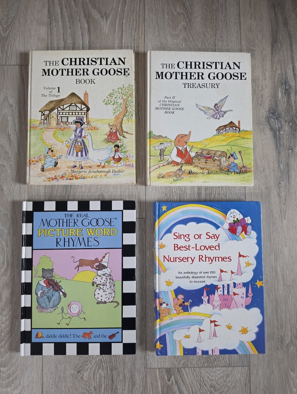 Vintage Nursery Rhymes Book Collection